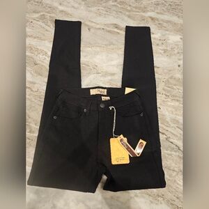 NWT Hybrid & Company Black Hyper-Stretch Skinny Pants Size Small S